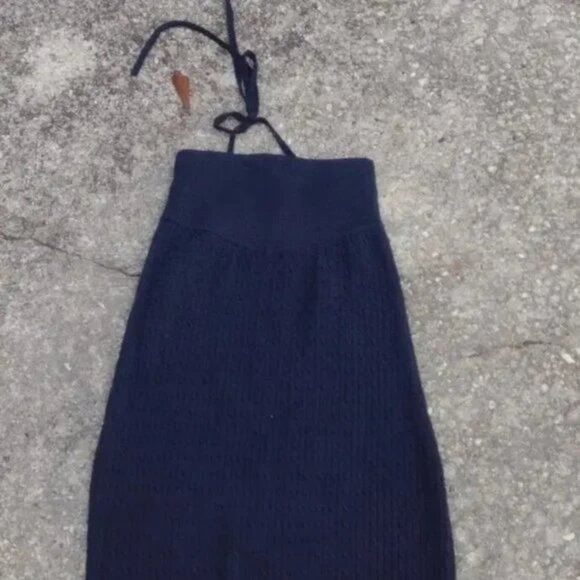 Staud Skirt Linen Knit Pencil Midi - Picture 6 of 9